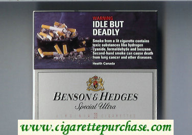 Benson and Hedges Special Ultra cigarettes short